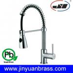 Lead Free brass Single Handle Pull down Kitchen Faucet