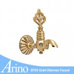 Ottoman Style Brass Gold Plated Hamam Faucet