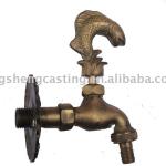 animal brass tap