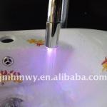 auto jump color led faucet light
