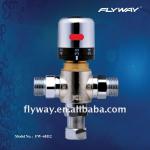 Thermostat, brass,ceramics valve,hot and cold water,automatic,dial gauge thermostat switch valve-FW-6H12
