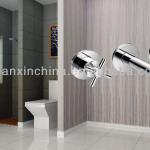 wall mounted two handle Brass bath faucet