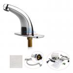 Hot Selling 220V Chrome Mixer Water Tap Auto Infrared Sensor Kitchen Bathroom Faucet Sink Basin-