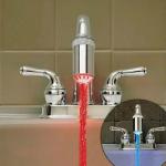Led color changing tap LED color temperature Tap LED Kitchen Faucet