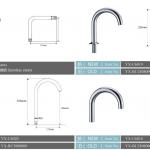 brass or ss 201# round faucet spout