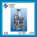 CE and stainless steel double wall chimney pipe for stoves-spigot