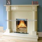 White Marble Fireplace &amp; Stone Fireplace