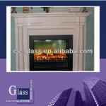Glass ceramic for fireplace