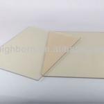 High purity Square Yellow Fireplace Glass