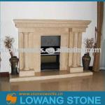 stone fireplace mantel
