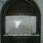 Customized aluminum fireplace door