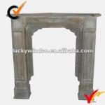 French style vintage fireplace mantel