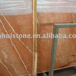 Rojo Alicante marble fireplace