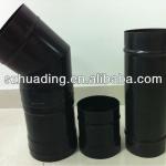 CE and enamel single wall welded chimney pipe for stove-spigot