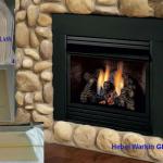 Fireplace Stove ceramic glass screen doors