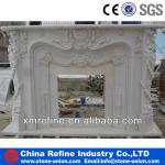 White Marble Fireplace Surround