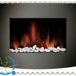 Quality Craft Electric Fireplace Heater With Real Flame Effect