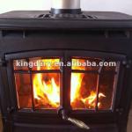 cast iron wood fireplace