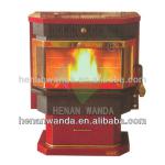 electric ignition sawdust pellet cast iron fireplace