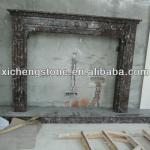 Rosa Levanto Marble Fireplace Mantel,Fireplace surround-XC-Rosa Levanto Marble Fireplace Mantel