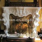 marble fireplace mantels-MFPL 119