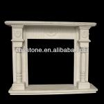 High Quality Indoor Natural Marble Fireplace Mantel CHY-F246