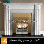 Carrara Marble Elegant Natural Indoor Marble Fireplace-carrara
