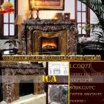 Marble fireplace mantel,stone fireplace mantel,Marble Fireplace LC0077-LC0077 stone fireplace