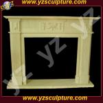 Decor Hand carved marble Fireplace Mantle FPSN-E058