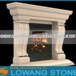 Western style winter fireplace-LW