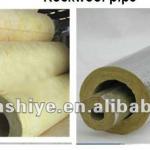 Rock Wool pipe insulation material where water penetration may occur and great compression resistance is desired