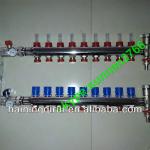 pex pipe manifold for loor heating