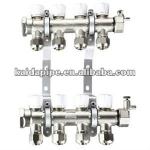 brass manifold with ball valve