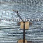 black welded wire mesh panel