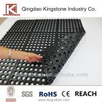 Rubber Mat Drainage Holes Cafe, Bar Wash Area Rubber interlocking Mats