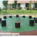 Kids Outdoor Playground Safety Rubber Flooring 1-23B