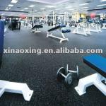 rubber flooring in rolls for fitness center