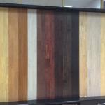 Rubber wood flooring