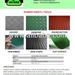 RUBBER MATS, RUBBER TILES, RUBBER SHEETS