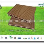 Weather resistance wood plastic composite deck