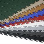 Hot sale interlocking pvc garage floor tile