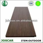 Outdoor strand wodven carbonized bamboo flooring