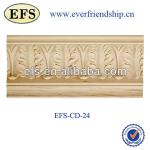 home decorative wood hand carved flat moulding (EFS-CD-24)