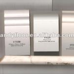 HDF primed mouldings white painted color for laminate flooring pine primed mouldings
