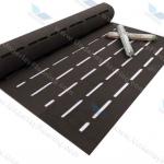 3mm thickness moisture barrier carpet underlay for laminates and hardwood floor