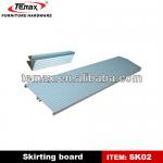 PVC foam skirting board, industrial skirting board