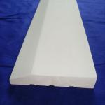 white coat mantel trim board