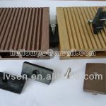 Clips and screws or adaptor for wpc decking wood plastic composite decking