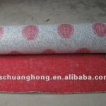 carpet underlay printed with logo