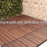 Fir wood Indoor Tiles decking tiles / Wood Decking Floor With False Floor